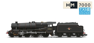 Hornby TT3070TXSM - TT - Dampflok Stanier 5MT Black 5, BR, Ep. III - DC-Sound